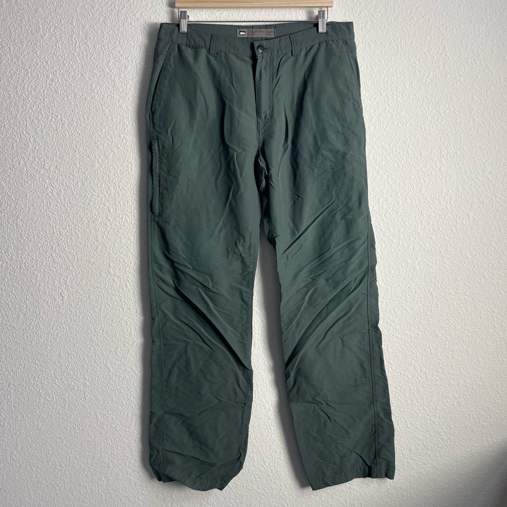REI Co-op Mens 36x34 Adventures Pants Olive Green Hiking Camping Outdoor